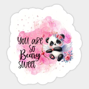 You are so Beary Sweet Panda Sticker